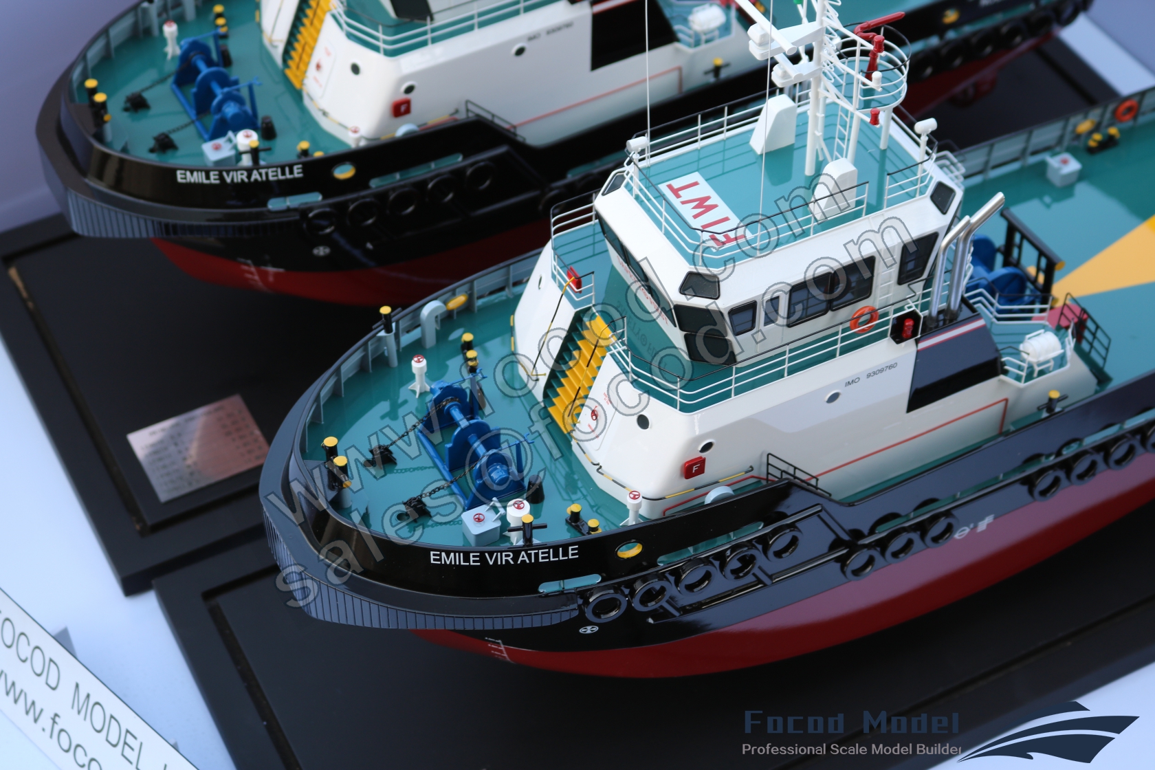 customized model of 32m tug Emile Viratelle